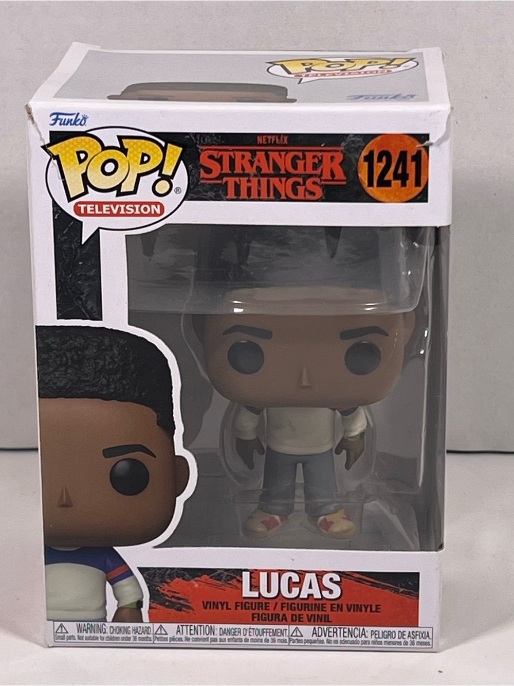 Funko Pop! Television Stranger Things Lucas #1241 - Brown, White